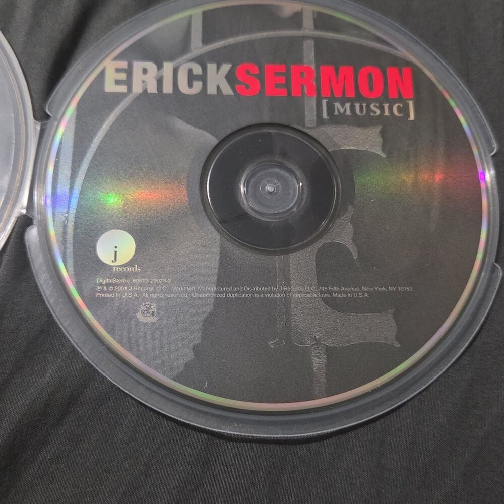 Vtg 2001 Erick Sermon Music CD Rap Hip Hop
